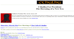Desktop Screenshot of cthulhu.org