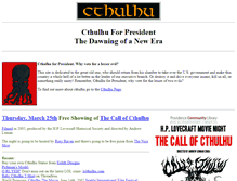 Tablet Screenshot of cthulhu.org